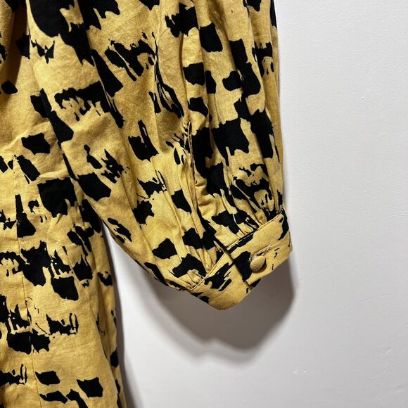 ANINE BING Peyton Flowy Oversized Dress in Painterly Leo Multi in Size XS NWOT - Picture 14 of 16